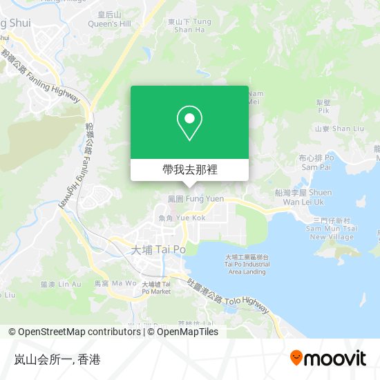 岚山会所一地圖