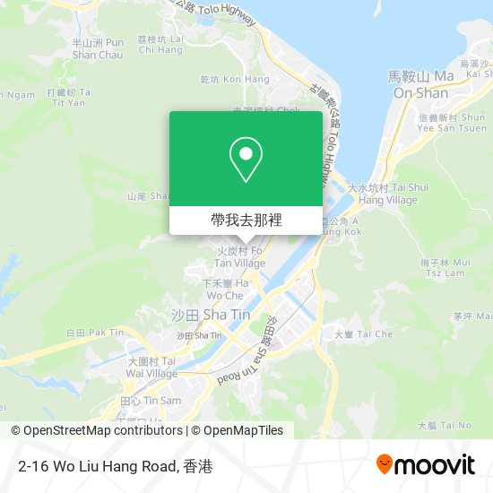 2-16 Wo Liu Hang Road地圖