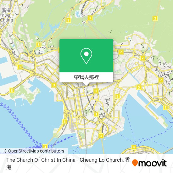 The Church Of Christ In China - Cheung Lo Church地圖