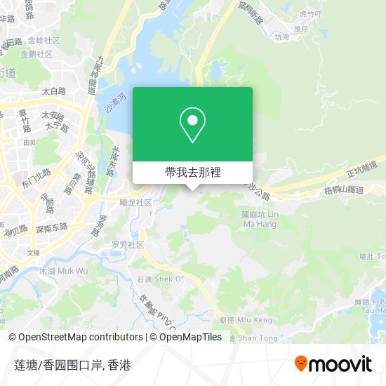 莲塘/香园围口岸地圖