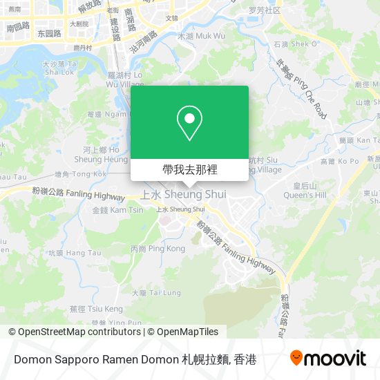 Domon Sapporo Ramen Domon 札幌拉麵地圖