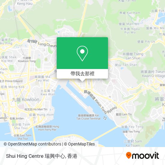 Shui Hing Centre 瑞興中心地圖