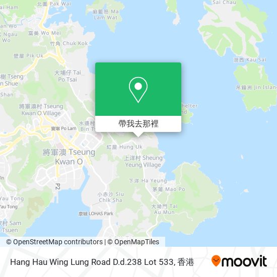 Hang Hau Wing Lung Road D.d.238 Lot 533地圖