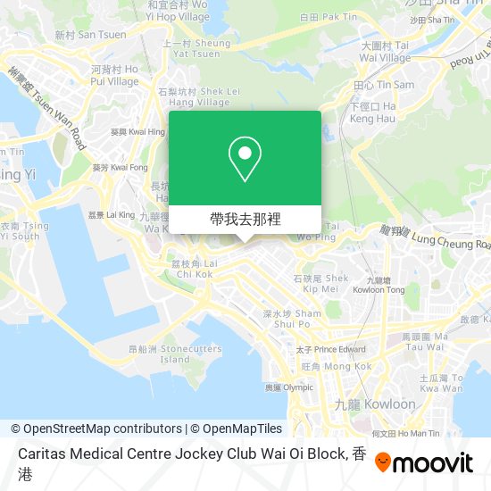 Caritas Medical Centre Jockey Club Wai Oi Block地圖