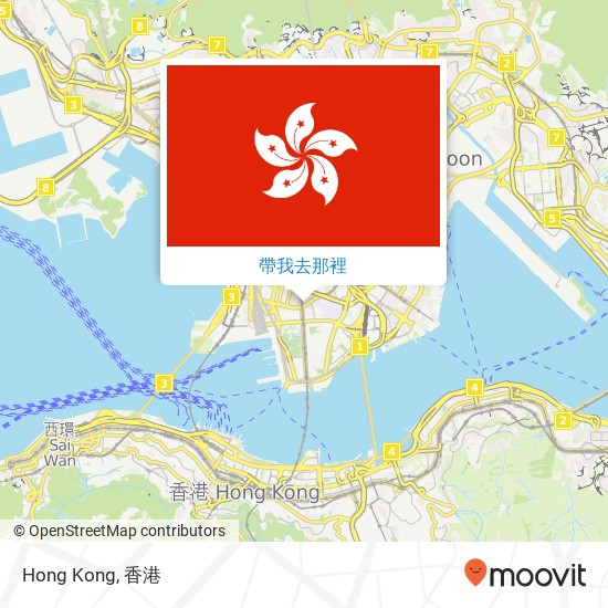 Hong Kong地圖