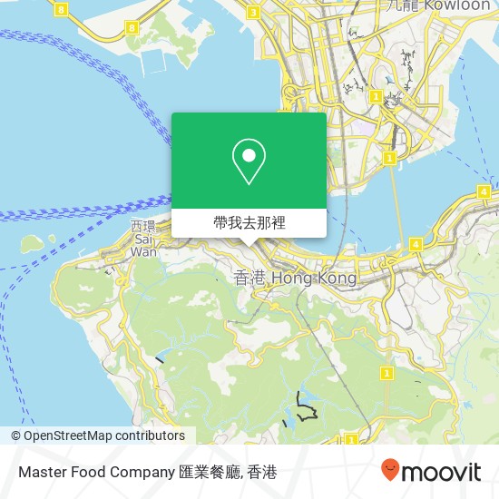 Master Food Company 匯業餐廳地圖