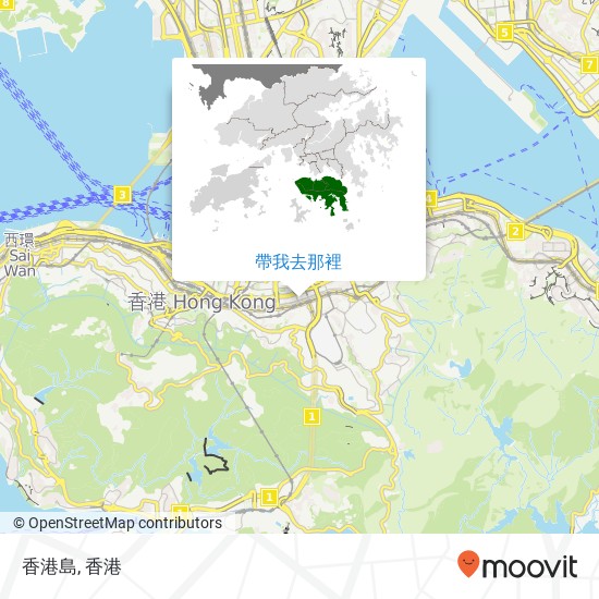 香港島地圖