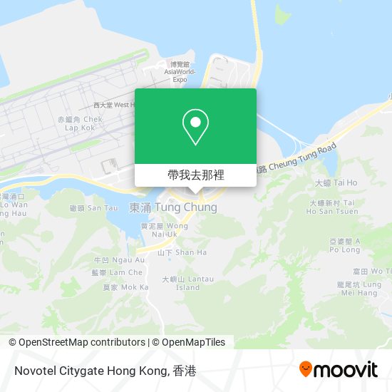 Novotel Citygate Hong Kong地圖