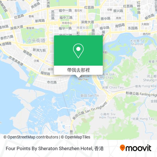 Four Points By Sheraton Shenzhen Hotel地圖