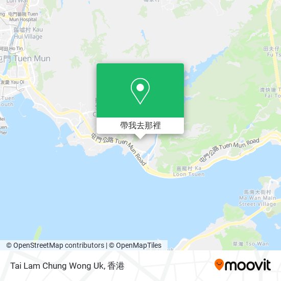 Tai Lam Chung Wong Uk地圖