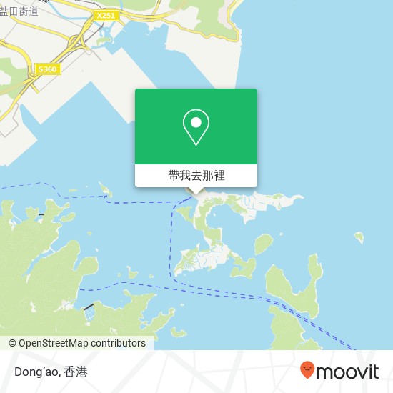 Dong’ao地圖