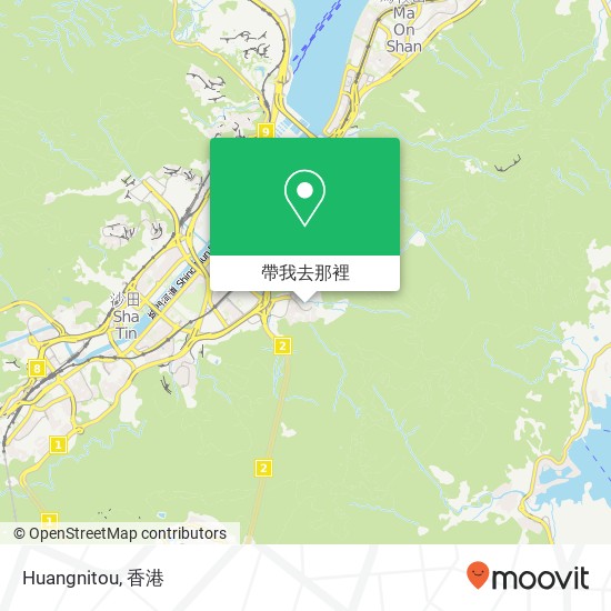 Huangnitou地圖