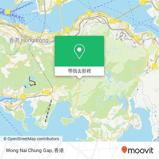 Wong Nai Chung Gap地圖
