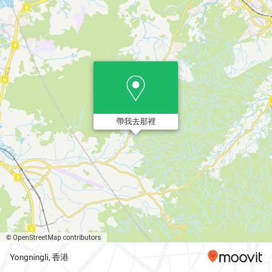 Yongningli地圖