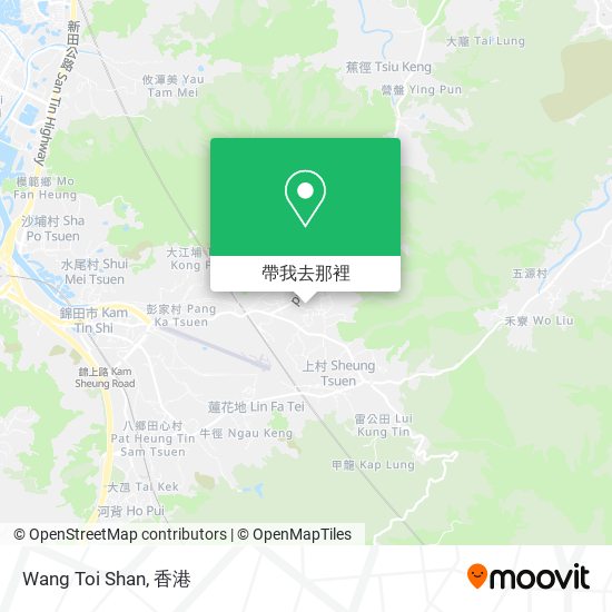 Wang Toi Shan地圖