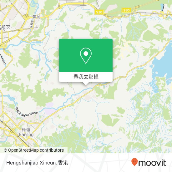 Hengshanjiao Xincun地圖