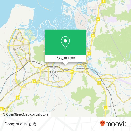 Dongtoucun地圖