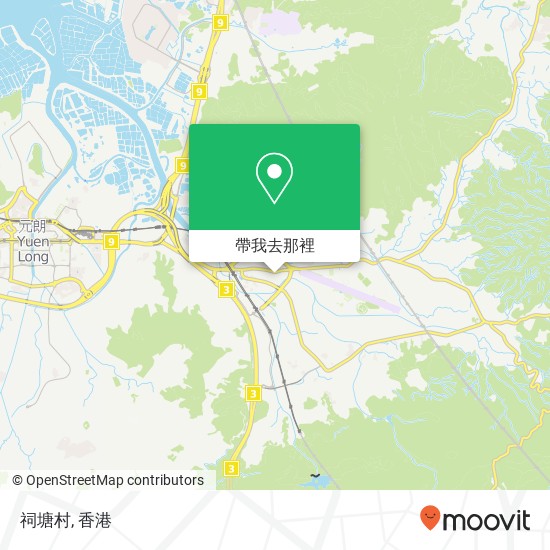 祠塘村地圖