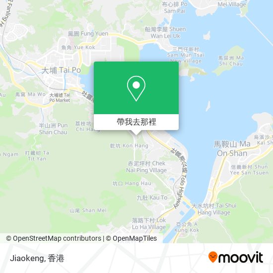 Jiaokeng地圖