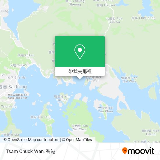 Tsam Chuck Wan地圖