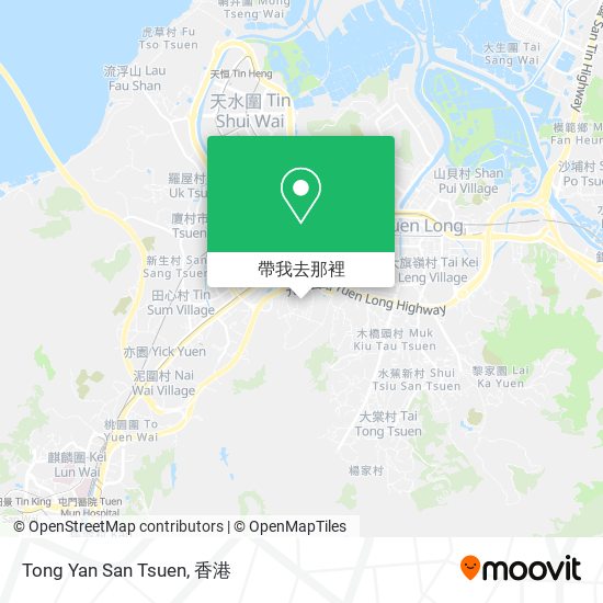 Tong Yan San Tsuen地圖