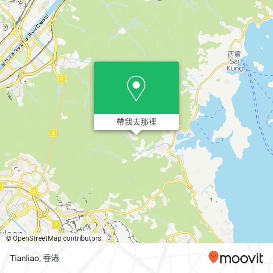 Tianliao地圖