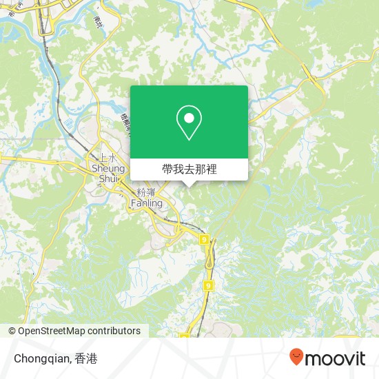Chongqian地圖
