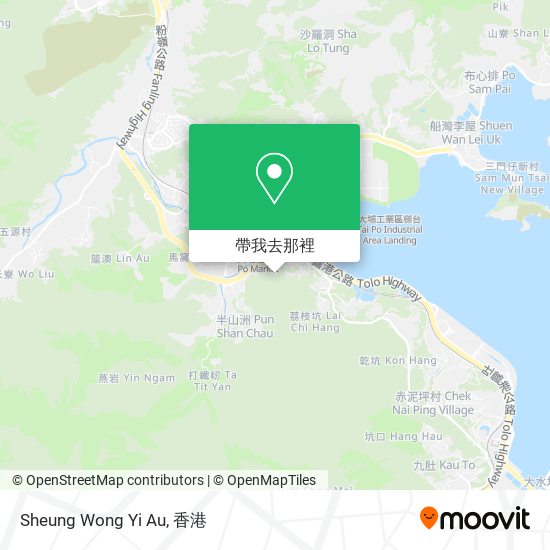 Sheung Wong Yi Au地圖