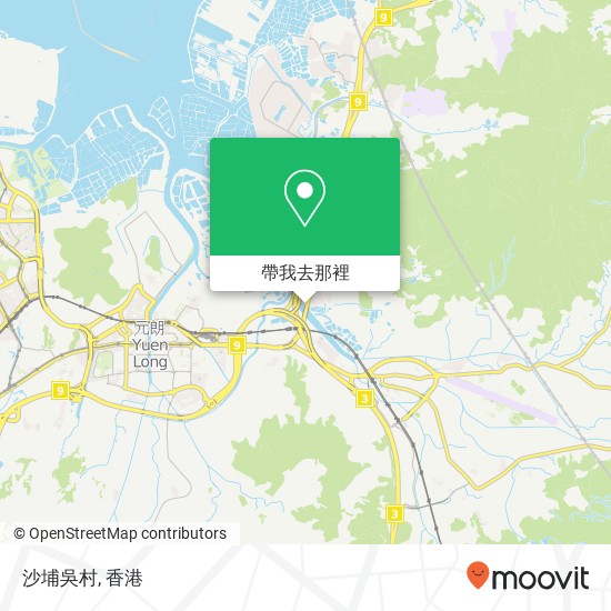 沙埔吳村地圖