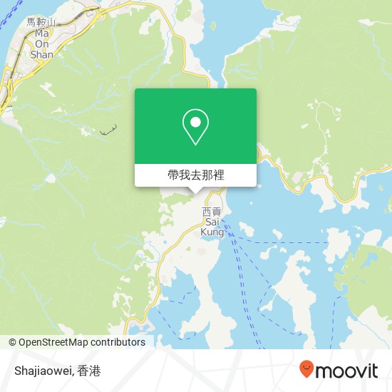 Shajiaowei地圖