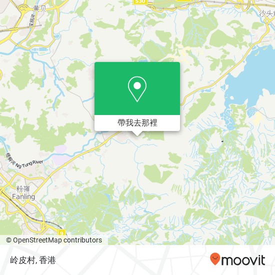 岭皮村地圖