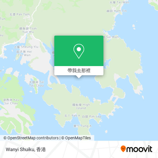 Wanyi Shuiku地圖
