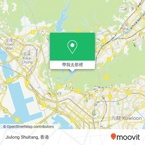 Jiulong Shuitang地圖