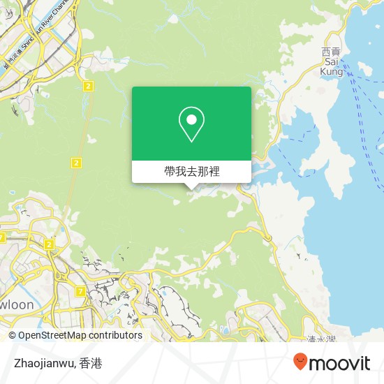 Zhaojianwu地圖