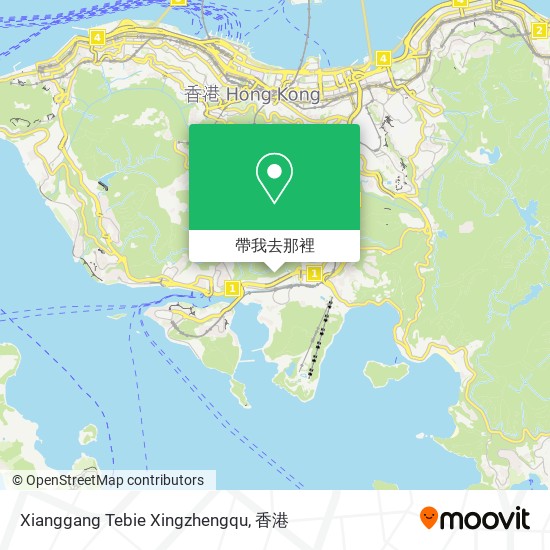 Xianggang Tebie Xingzhengqu地圖