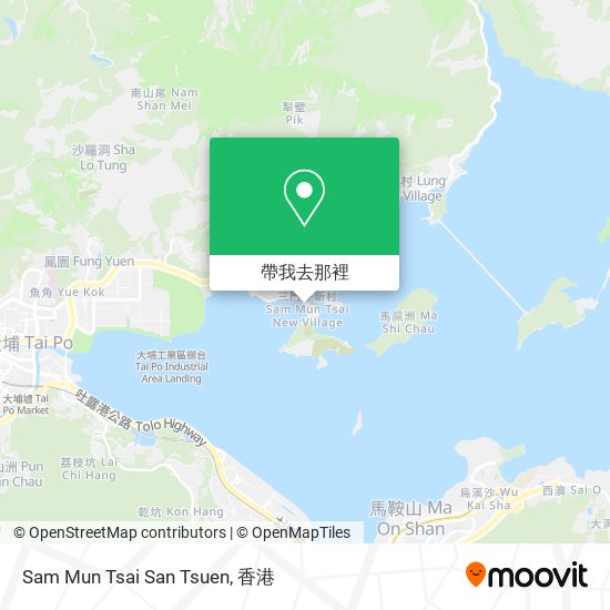 Sam Mun Tsai San Tsuen地圖
