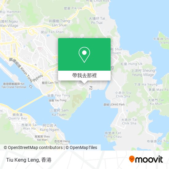 Tiu Keng Leng地圖