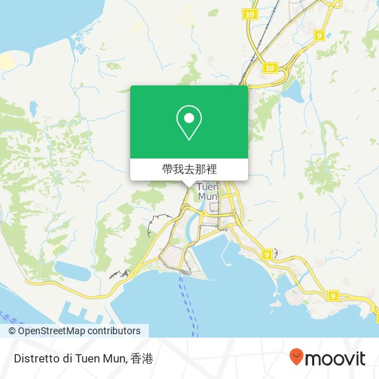 Distretto di Tuen Mun地圖