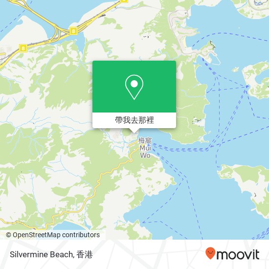 Silvermine Beach地圖