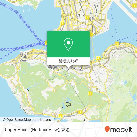 Upper House (Harbour View)地圖