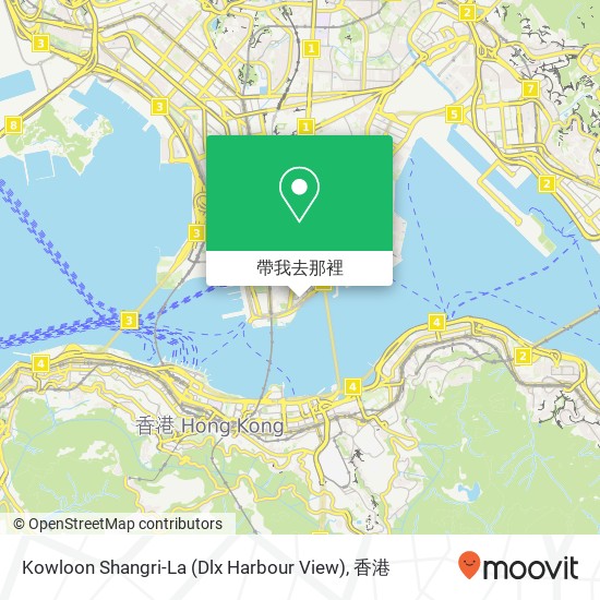 Kowloon Shangri-La (Dlx Harbour View)地圖