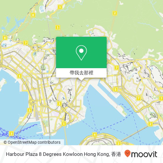Harbour Plaza 8 Degrees Kowloon Hong Kong地圖