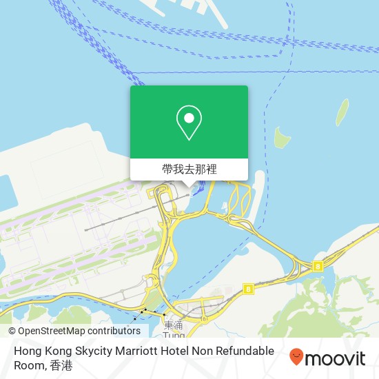 Hong Kong Skycity Marriott Hotel Non Refundable Room地圖