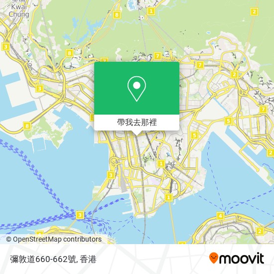 彌敦道660-662號地圖