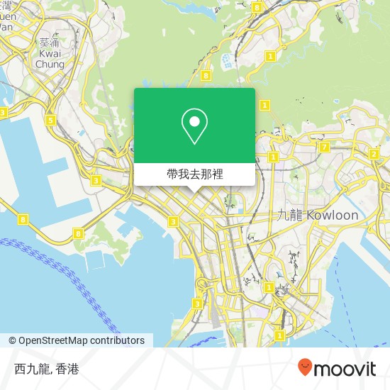 西九龍地圖
