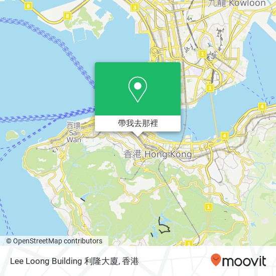 Lee Loong Building 利隆大廈地圖