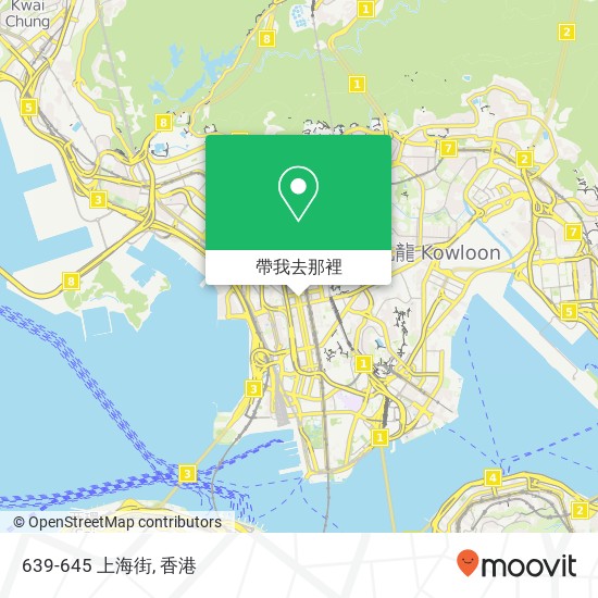 639-645 上海街地圖