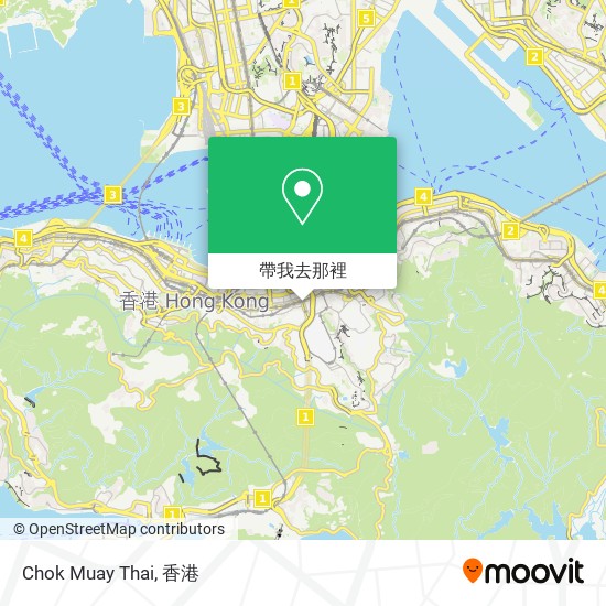 Chok Muay Thai地圖