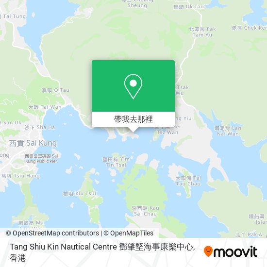Tang Shiu Kin Nautical Centre 鄧肇堅海事康樂中心地圖