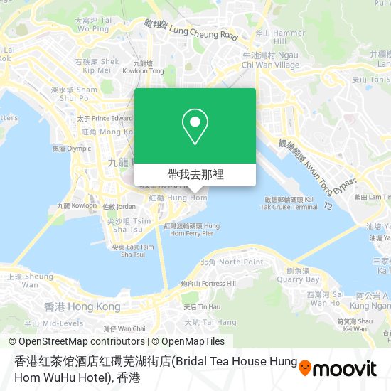 香港红茶馆酒店红磡芜湖街店(Bridal Tea House Hung Hom WuHu Hotel)地圖